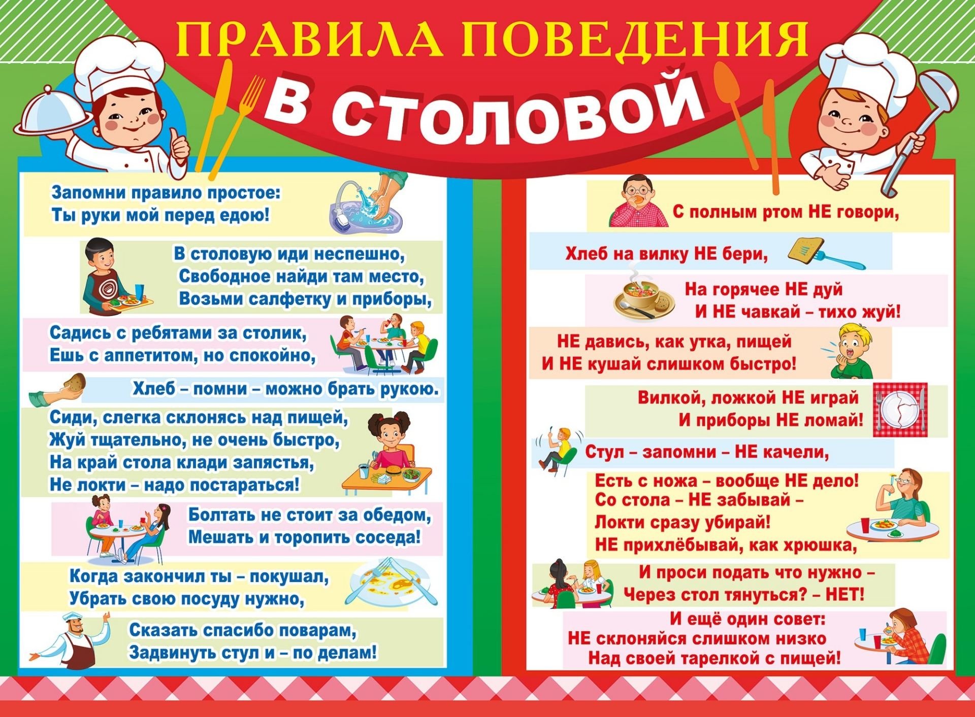 Правила столовой