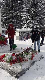 Городская  акция «Память, высеченная в камне».