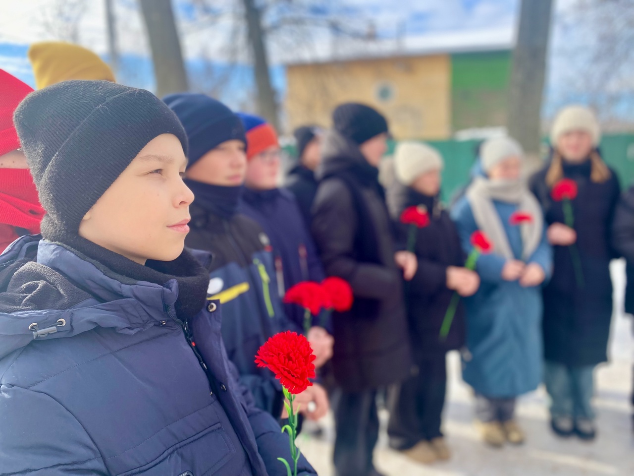 Митинг ко Дню защитника Отечества.