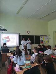 Встреча-беседа учащихся с педиатром-неонатологом.